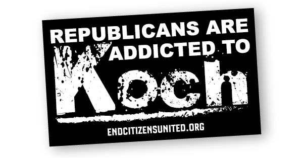 Republicans Koch addiction