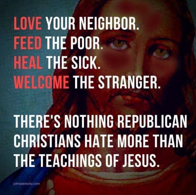 Republicans Hate Jesus